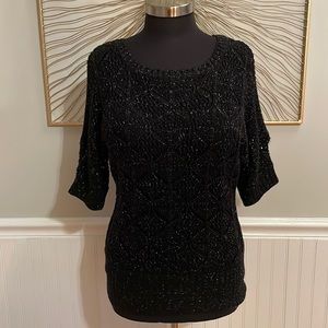 CANDIES Cold Shoulder Sweater Juniors Size Large (Ladies Size Small/Medium)